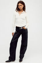 Load image into Gallery viewer, FREE PEOPLE- SURPLUS CUFF TOP
