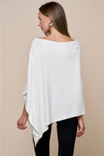 Load image into Gallery viewer, BLUE BLUSH-KNIT CAPE TOP
