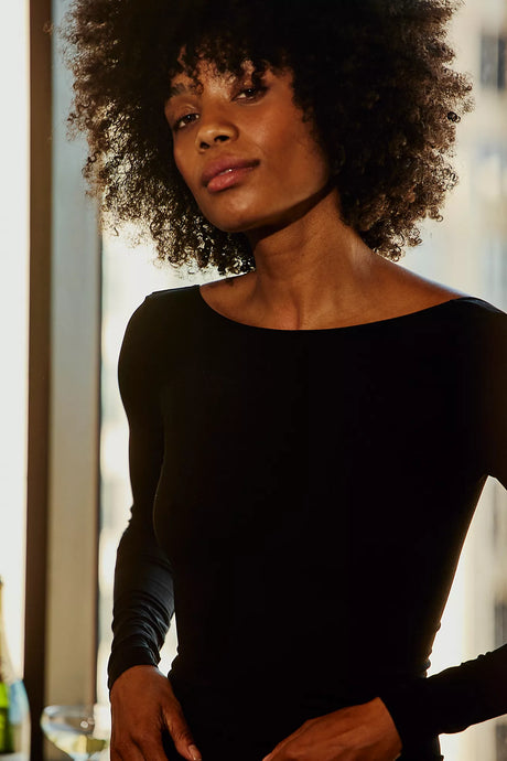 Free People-low Back Seamless L/s