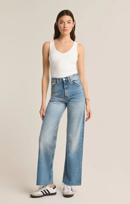Z Supply-avala V-neck So Smooth Top