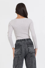 Load image into Gallery viewer, VINTAGE HAVANA-HEATHER GREY SEAMLESS L/S TEE

