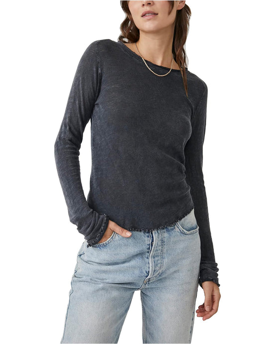 Free People- Be My Baby Long Sleeve