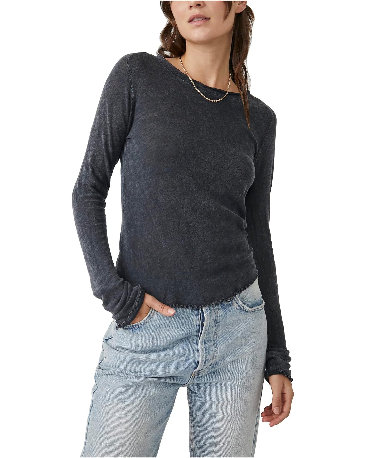 FREE PEOPLE- BE MY BABY LONG SLEEVE