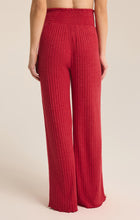 Load image into Gallery viewer, Z SUPPLY- DAWN SMOCKED RIB PANT RED
