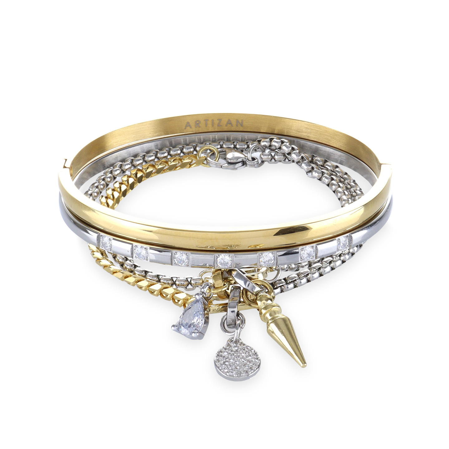 ARTIZAN JOYERIA- MIX GEAR BRACELET STACK