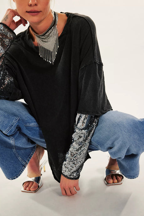 Free People-nellie Sequin Twofer