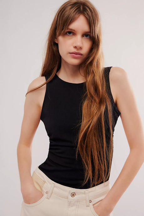 Free People-wear It Out Backless Black