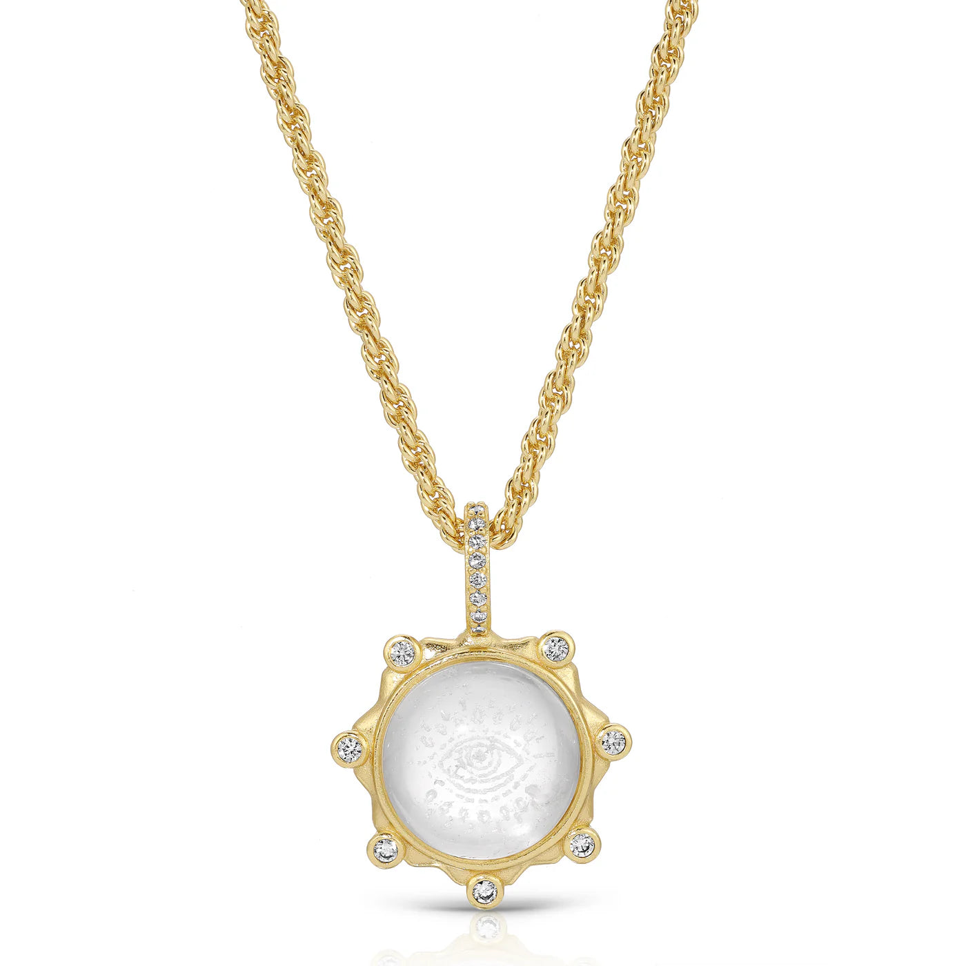 JOY DRAVECKY-SOLIS SEEING EYE PENDANT NECKLACE