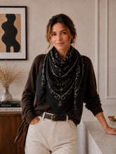 Load image into Gallery viewer, LINETA- “NEW” LARGE BANDANA SCARF
