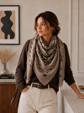 Load image into Gallery viewer, LINETA- “NEW” LARGE BANDANA SCARF
