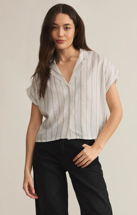Z Supply-parallel Button Down Cement