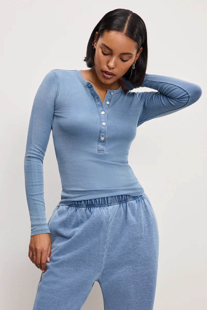 Good American-jeanius Fitted Henley