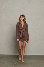 Load image into Gallery viewer, SUNDAY RITUAL-RHEA SHORTS BROWN
