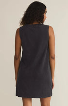 Load image into Gallery viewer, Z SUPPLY- SLOANE V NECK MINI DRESS BLACK
