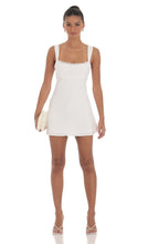 Load image into Gallery viewer, LUCY IN THE SKY-LACE TRIM OPEN BACK DRESS
