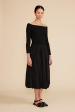 Load image into Gallery viewer, LUCY PARIS-OTIS KNIT TOP BLACK
