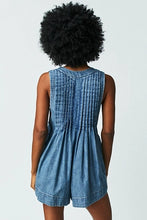 Load image into Gallery viewer, FREE PEOPLE-WEBSTER ROMPER FALLING RAIN WASH
