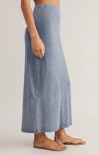 Load image into Gallery viewer, Z SUPPLY-GAIL JERSEY DENIM MIDI SKIRT
