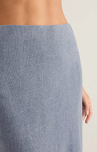 Load image into Gallery viewer, Z SUPPLY-GAIL JERSEY DENIM MIDI SKIRT
