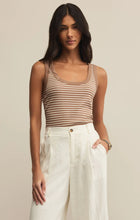 Load image into Gallery viewer, Z SUPPLY-ELIN STRIPE RIB TANK
