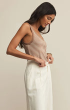 Load image into Gallery viewer, Z SUPPLY-ELIN STRIPE RIB TANK
