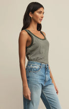 Load image into Gallery viewer, Z SUPPLY-ELIN STRIPE RIB TANK
