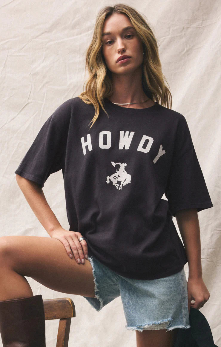 Z SUPPLY- HOWDY SOCIAL TEE