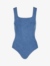 Load image into Gallery viewer, COMMANDO-DENIM SQUARENECK BODYSUIT
