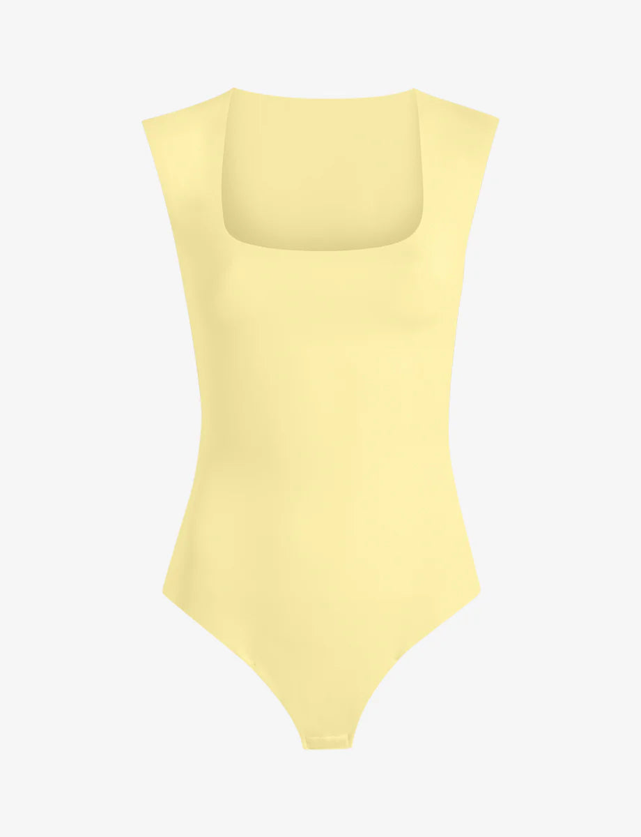 COMMANDO-NEOPRENE CAP SLEEVE BODYSUIT SUN