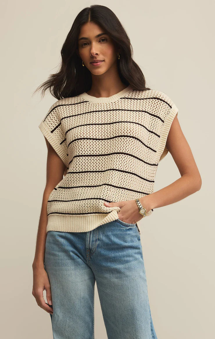 Z SUPPLY- INES STRIPED SWEATER