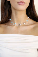 Load image into Gallery viewer, ETTIKA-DRESSED IN TURQUOISE AND PEARLS NECKLACE
