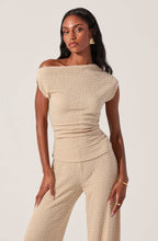 Load image into Gallery viewer, ASTR THE LABEL-KEIR ONE SHOULDER TEXTURED TOP
