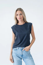 Load image into Gallery viewer, Six Fifty Caroline Tee in Navy
