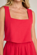 Load image into Gallery viewer, SUNDAY RITUAL- LUCIA TOP CHERRY
