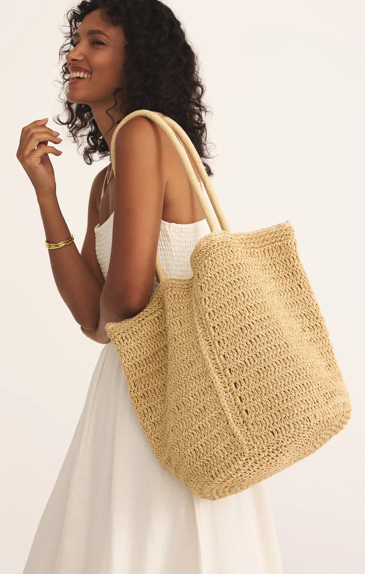 Z SUPPLY- LAS LOMAS STRAW BAG