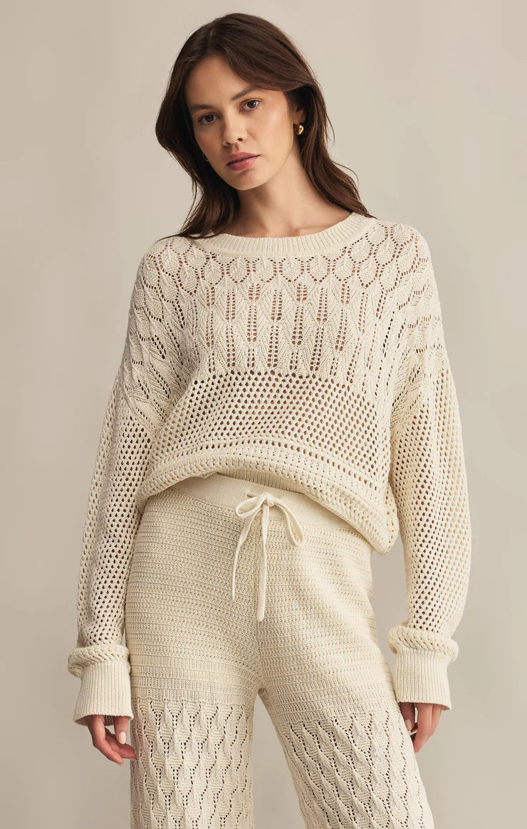Z SUPPLY-RUE CROCHET SWEATER