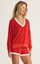 Load image into Gallery viewer, Z SUPPLY-MARX V NECK TERRY SWEATSHIRT
