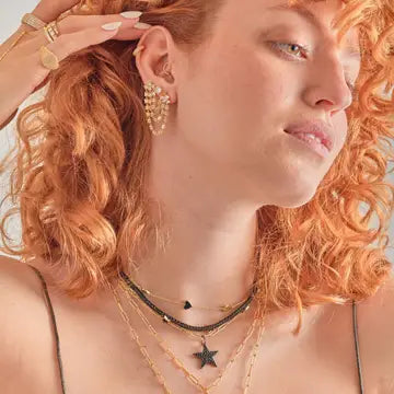 JTG JEWELRY-DOUBLE CASCADE EARRINGS