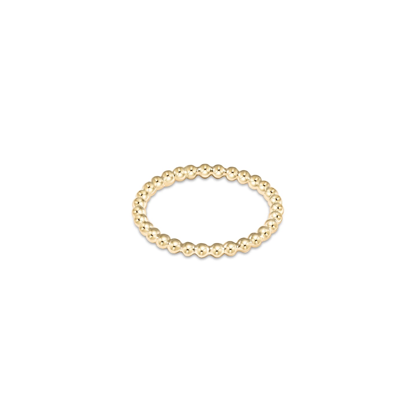 ENEWTON-CLASSIC GOLD 2MM BEAD RING