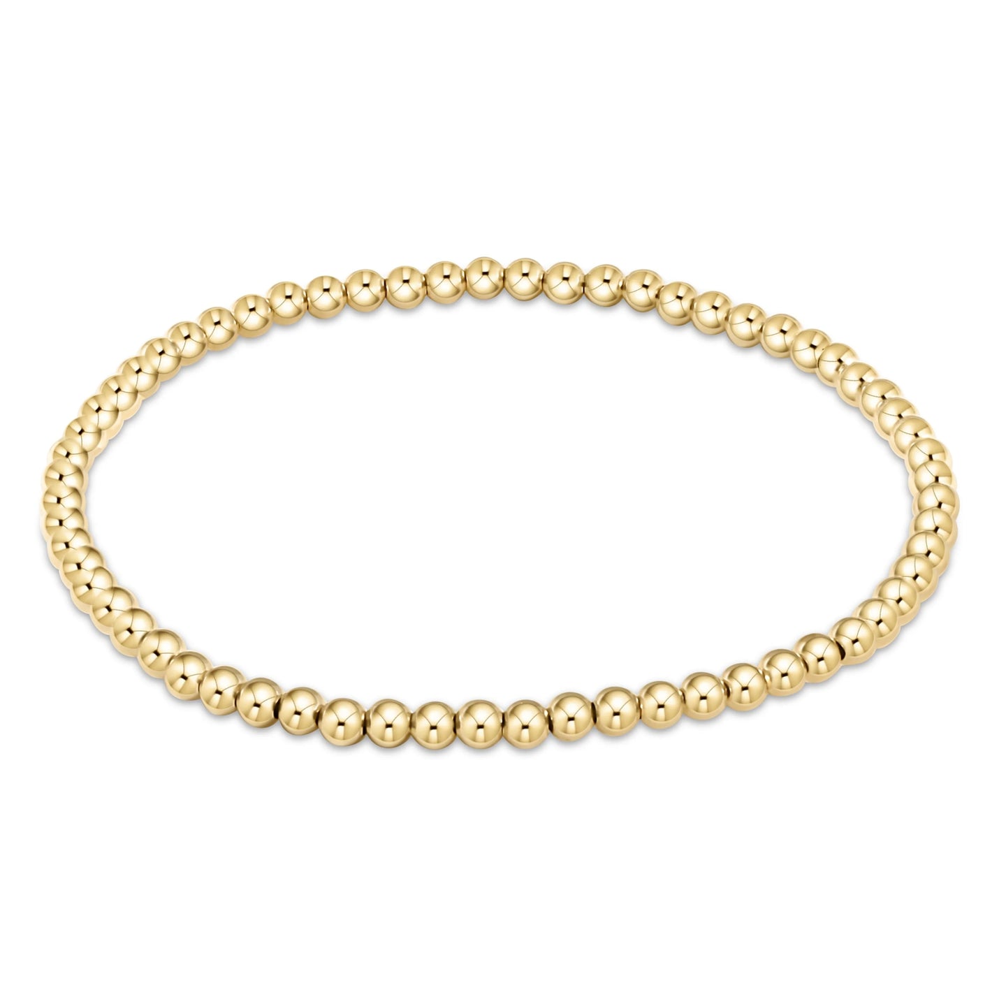 ENEWTON-CLASSIC GOLD 3MM BEAD BRACELET