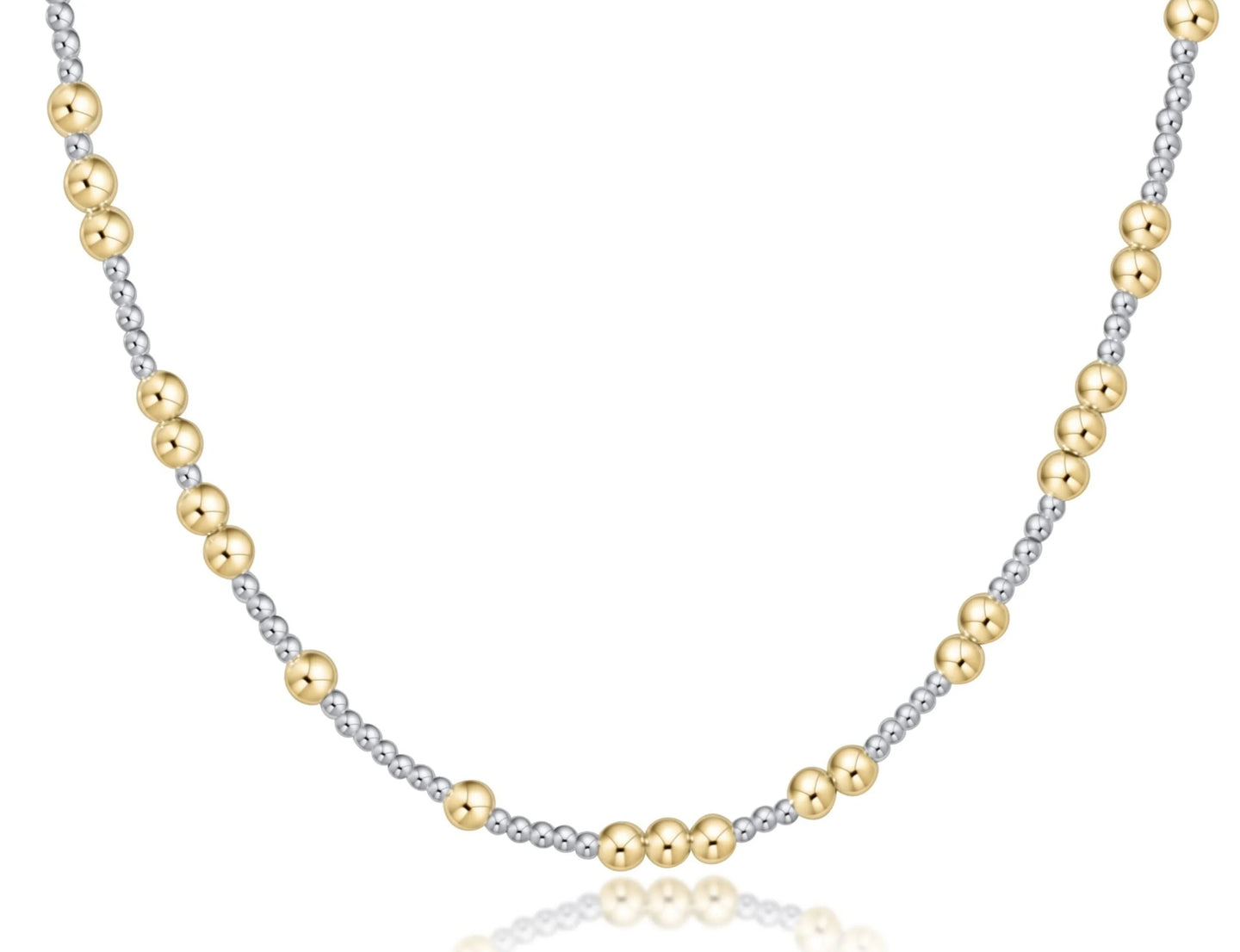 ENEWTON- 15” CHOKER HOPE UNWRITTEN 4MM MIXED METAL