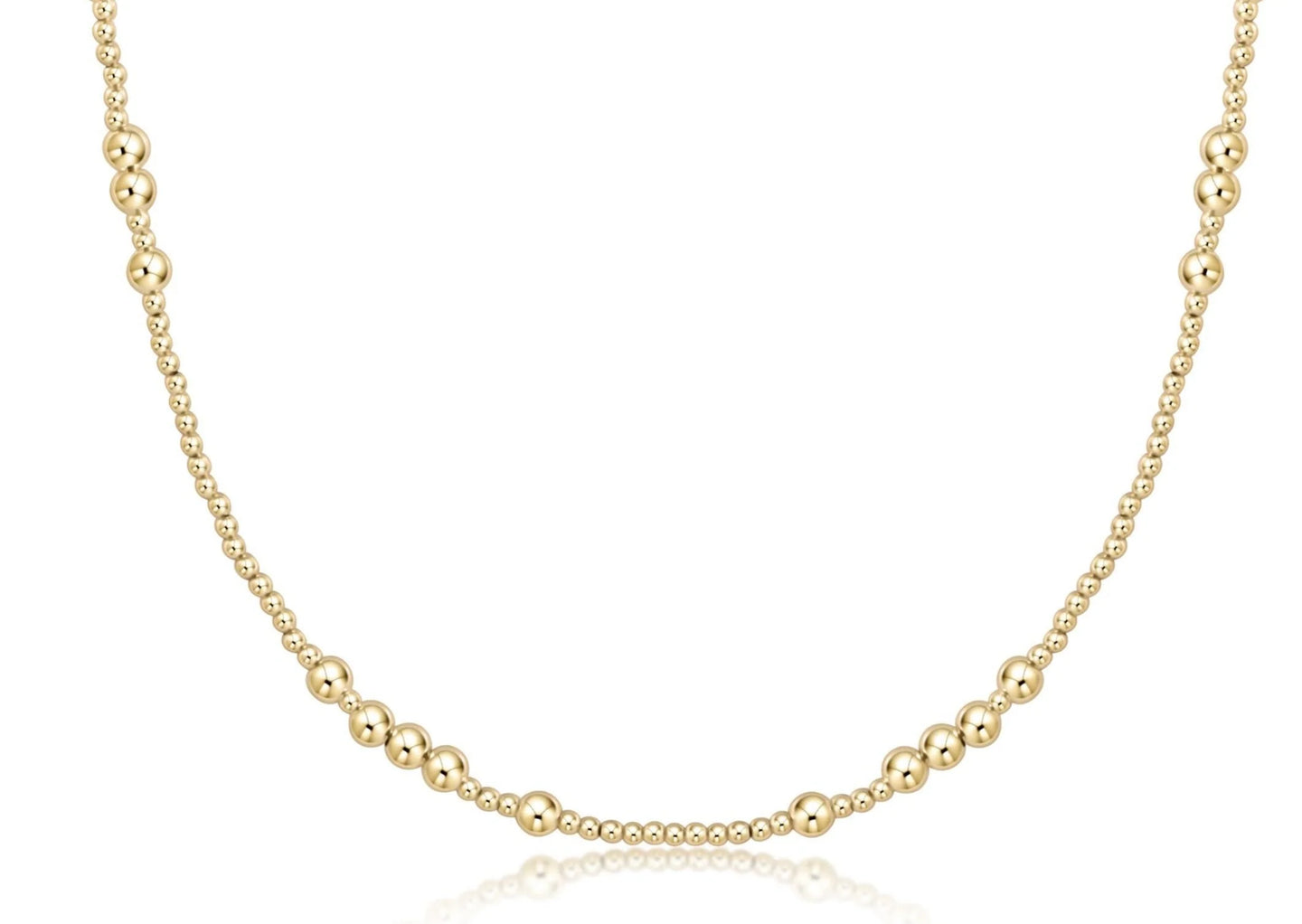 ENEWTON-17” CHOKER HOPE UNWRITTEN 4MM GOLD