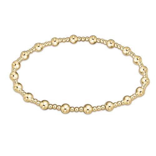 ENEWTON-EXTENDS CLASSIC SINCERITY PATTERN 4MM BEAD GOLD