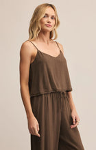 Load image into Gallery viewer, Z SUPPLY-SABEL CROPPED LINEN TANK IN TIKI

