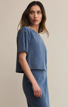Load image into Gallery viewer, Z SUPPLY- ON THE GO JERSEY DENIM TEE

