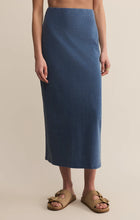 Load image into Gallery viewer, Z SUPPLY-GAIL JERSEY DENIM MIDI SKIRT
