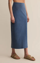 Load image into Gallery viewer, Z SUPPLY-GAIL JERSEY DENIM MIDI SKIRT
