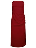 BISHOP + YOUNG-NAOMI STRAPLESS DRESS CHERRY