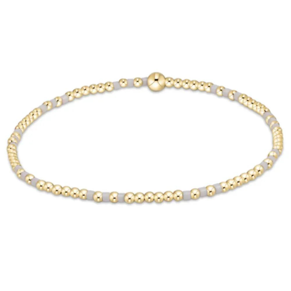 ENEWTON-HOPE JOY PATTERN 2MM BEAD BRACELET