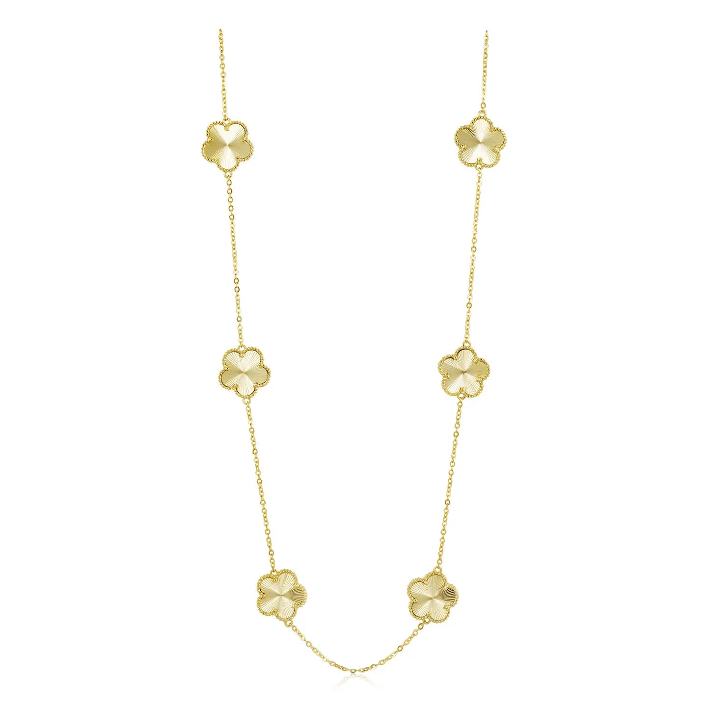 SAHIRA- ADELINE CLOVER NECKLACE GOLD